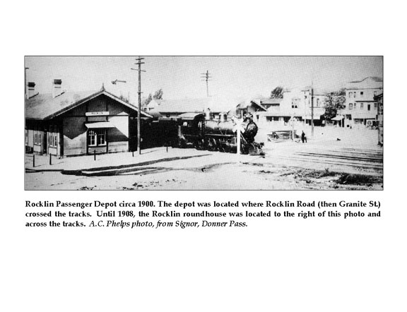 Turn of the century Rocklin Depot